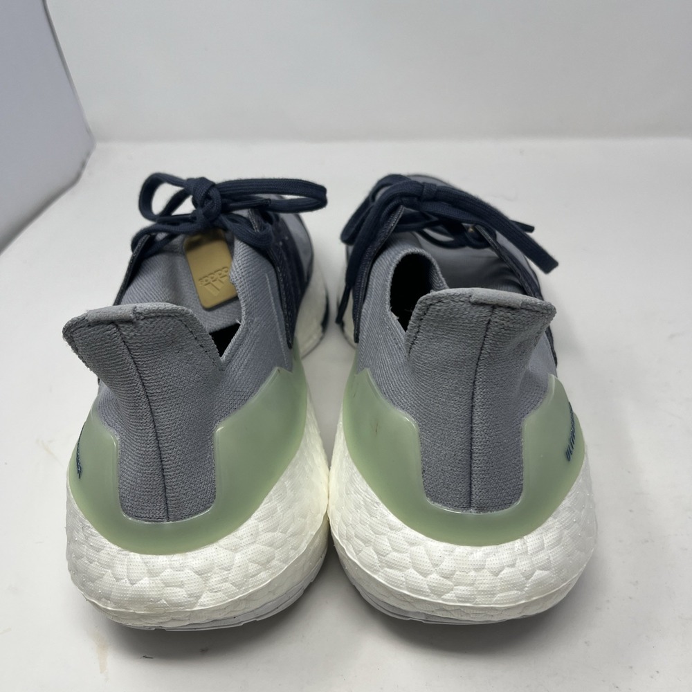 Adidas UltraBoost 22 Halo Silver/Shadow Navy/Linen Green GX9158 Men Sz 11.5 - Picture 5 of 12